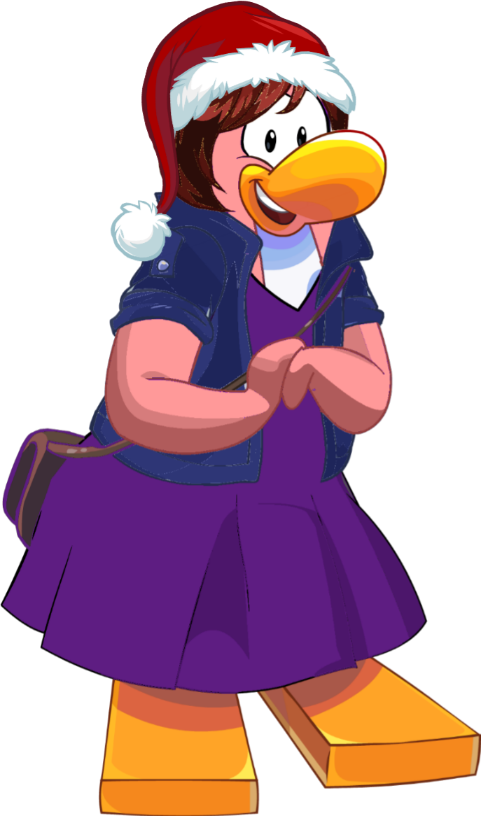 Pixie Santa Hat - Cartoon (687x1166), Png Download