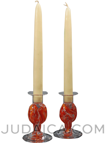 Rosetree Glass Studio Wedding Glass Keepsake Candlesticks (630x630), Png Download