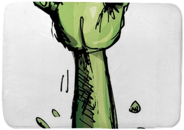 Cartoon Zombie Hand (400x400), Png Download