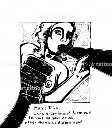 Magic Trick - Cartoon (393x450), Png Download