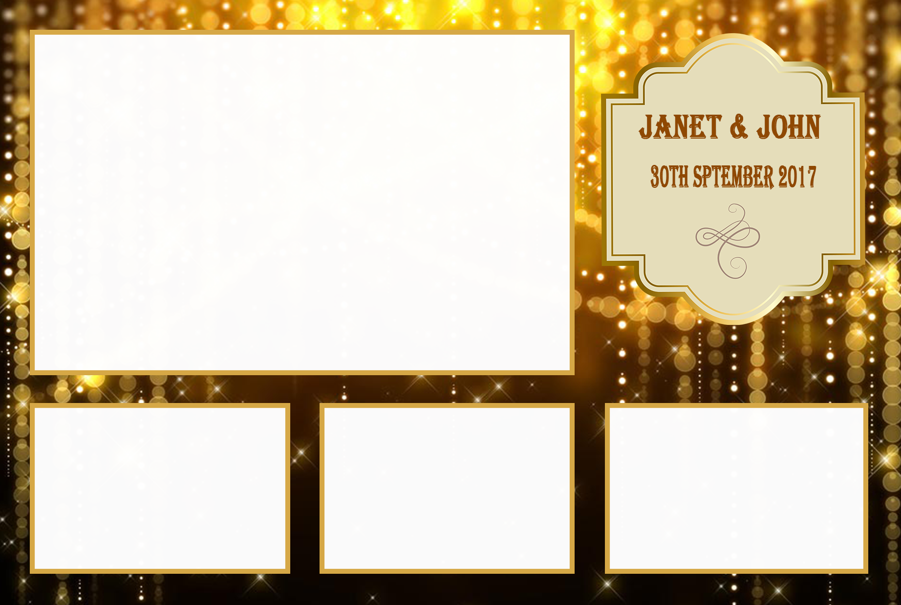 Gold Sparkles2 - Gold (1844x1240), Png Download