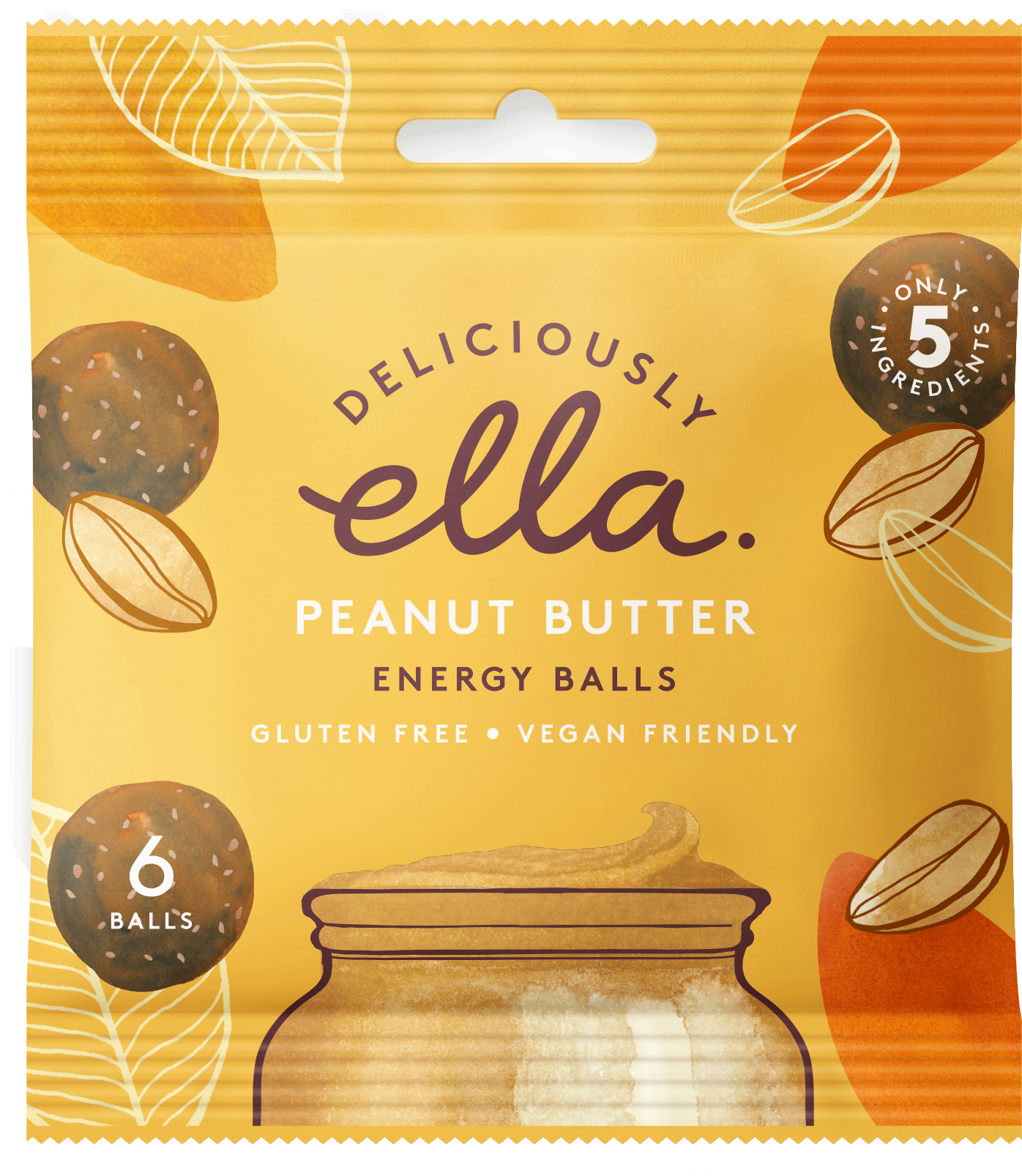 Download Deliciously Ella Peanut Butter Energy Balls 48g X 10 Food