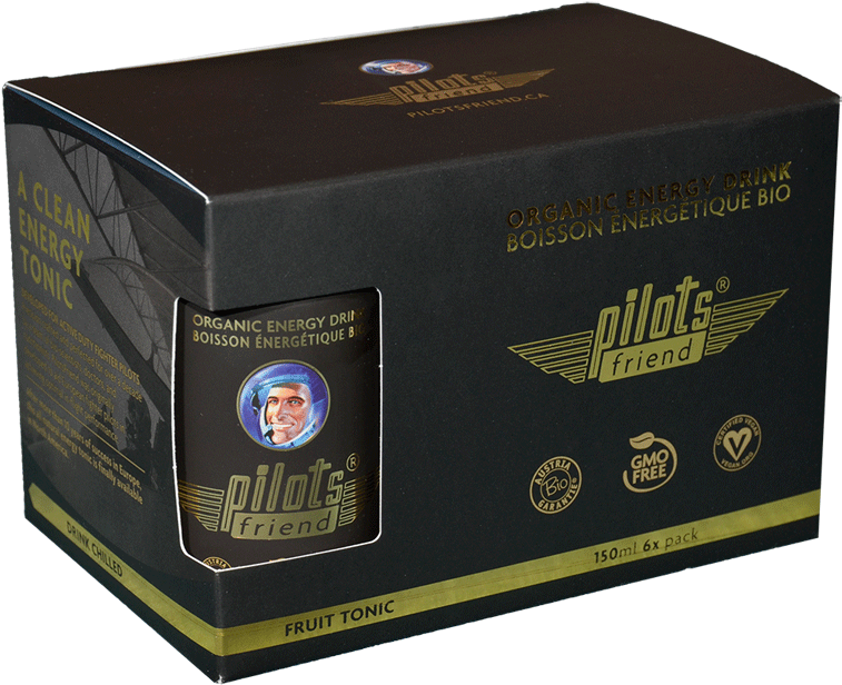 Pilots Friend -organic Fruit Tonic, 6 Pack - Fruit (1080x1090), Png Download