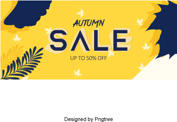 Beautiful Cartoon Cute Hand-painted Fall Discount Label - Portable Network Graphics (360x360), Png Download