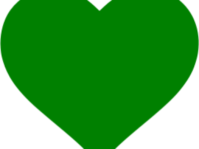 Heart Icons Green - Dark Green Green Heart (640x480), Png Download