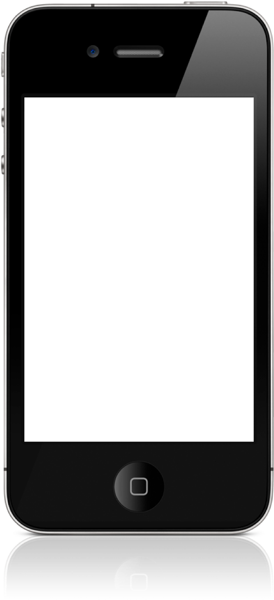 Iphone Ios 6 Stencil - Iphone Stencil (831x1436), Png Download