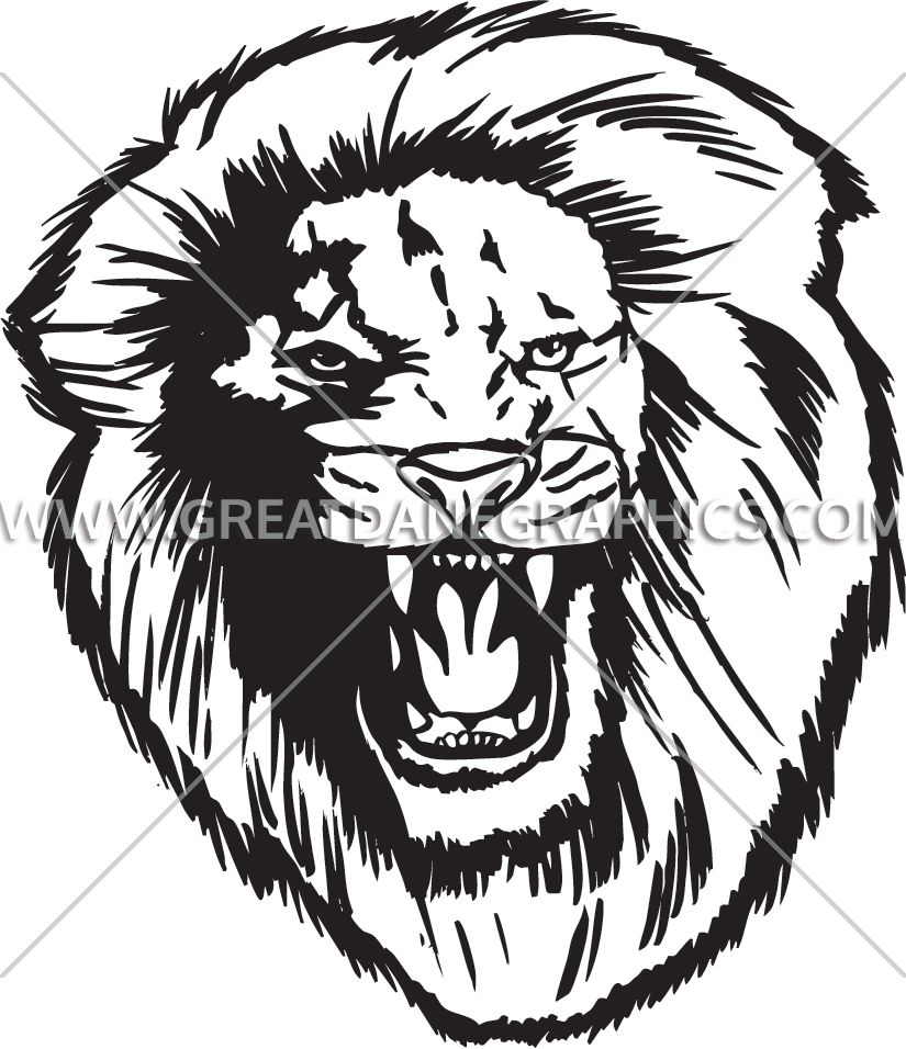 Lion Production Ready Artwork For T Shirt - Roar (825x956), Png Download
