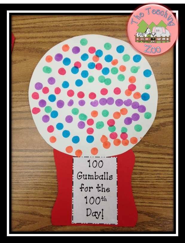 Printable 100 Gumball Machine 53360 - Circle (619x812), Png Download