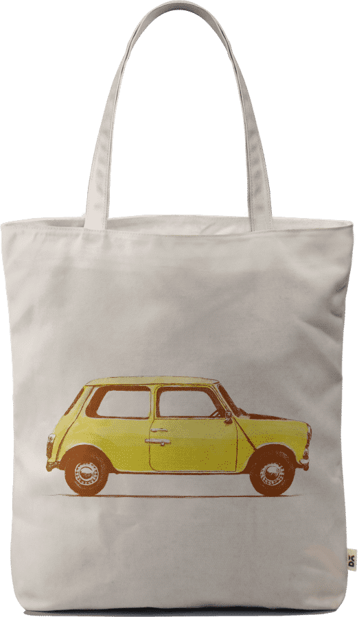 Dailyobjects Mini Cooper Carry-all Bag Buy Online In - Tote Bag (523x900), Png Download