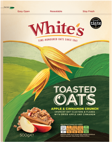 Recipe Ideas - Whites Toasted Oats (610x610), Png Download