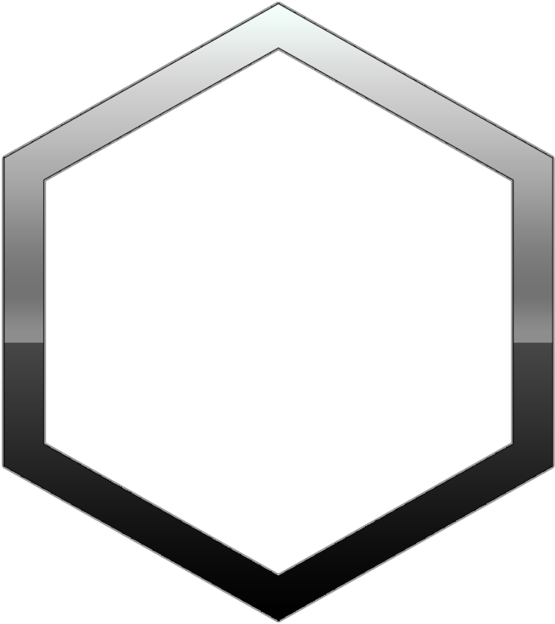 Hexagon Sticker (1024x1024), Png Download