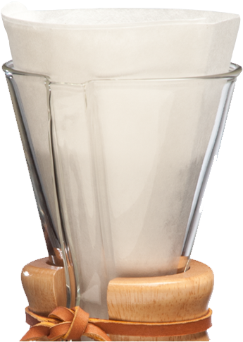 Chemex Bonded Filters Unfolded Half Moon (600x600), Png Download