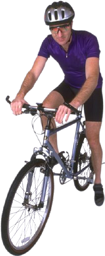 Persona En Bicicleta Png - Racing Bicycle (372x891), Png Download