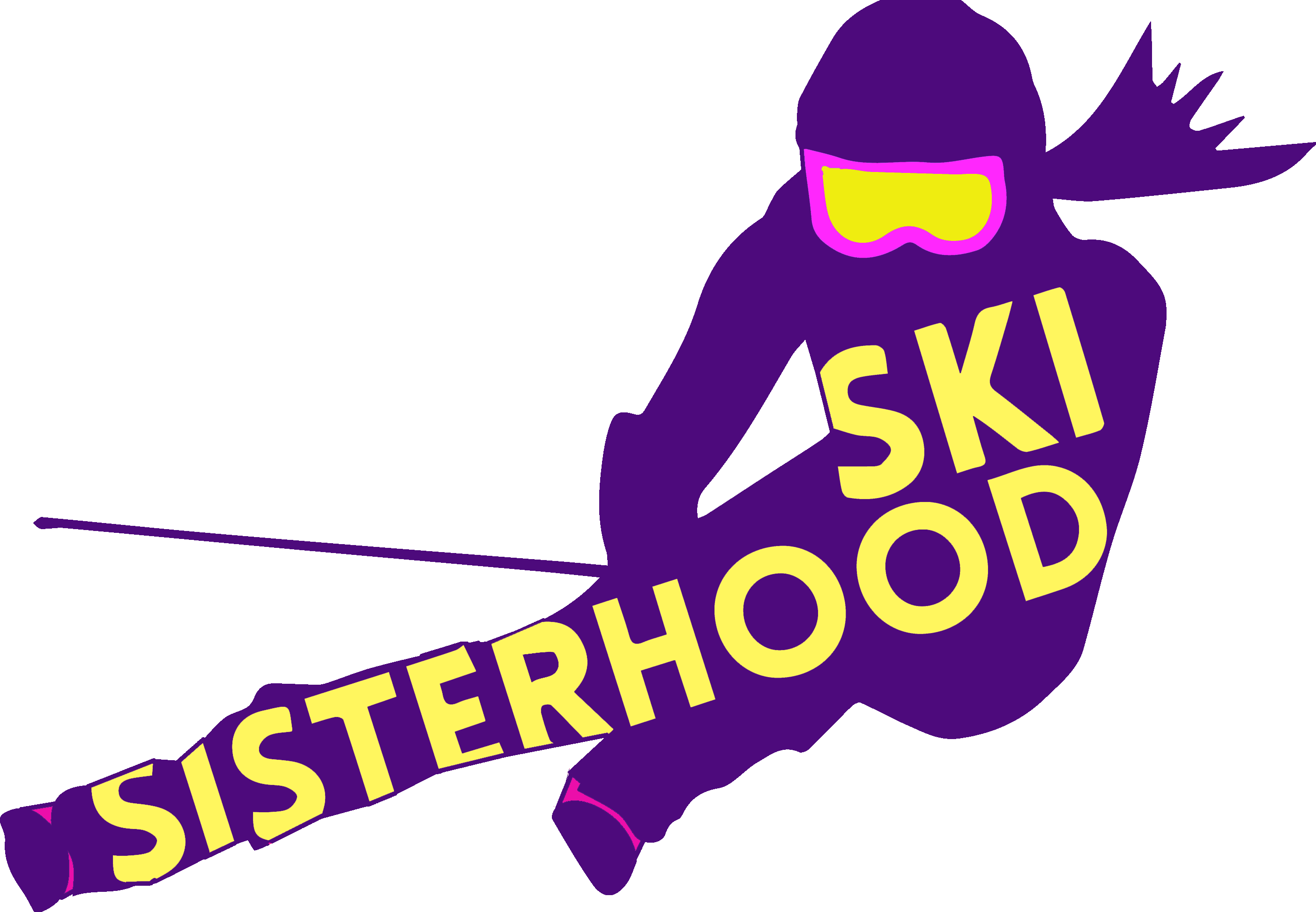 The Ski Racing Sisterhood - Illustration (2809x1946), Png Download