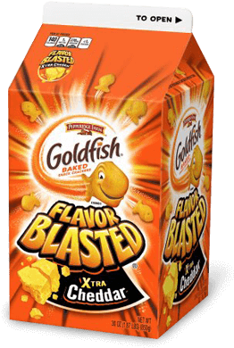 Livraison Pizzas Versailles - Goldfish Flavor Blasted Xtra Cheddar (700x500), Png Download