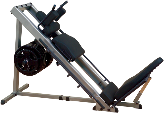 Details About Body-solid Leg Press & Hack Squat - Body Solid Leg Press Hack Squat Machine (600x600), Png Download