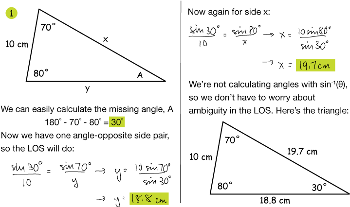 Problem 1 Solution - Triangle (730x425), Png Download