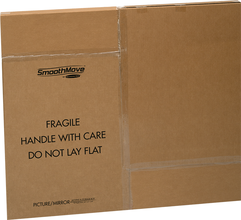Smoothmove™ Adjustable Tv/picture/mirror Moving Boxes - Paper (908x852), Png Download