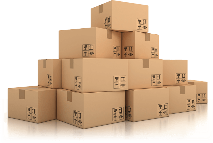 Burly Boyz Moving & Storage Co - Cardboard Boxes Transparent Png (844x570), Png Download