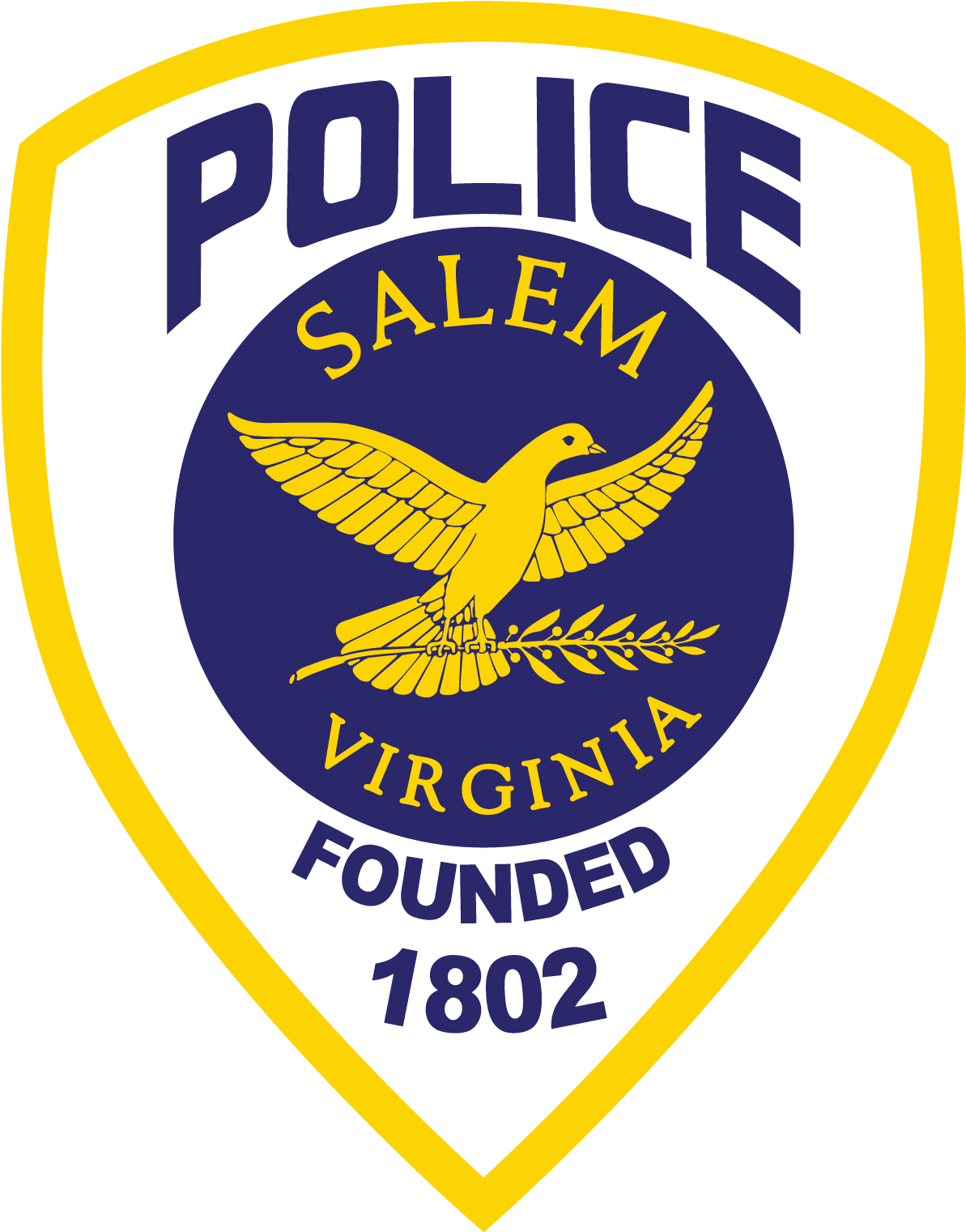 Salem's Police Department Has Served The Community - Police Department Logos (1360x1676), Png Download