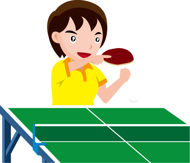 Ping Pong Clipart - Ping Pong (636x547), Png Download