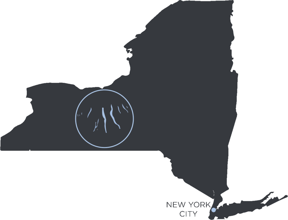 Jpg Free Stock The Finger Lakes Empire Estate Deepest - New York State (1000x764), Png Download