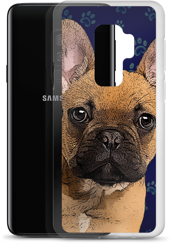 Samsung Phone Case - French Bulldog (1000x1000), Png Download