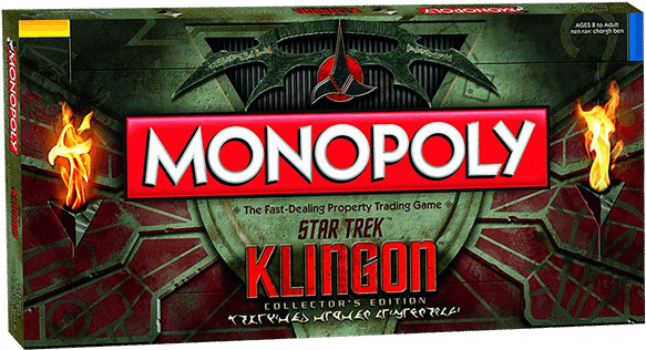 Monopoly Klingon Collector's Edition Board Game - Monopoly (600x600), Png Download