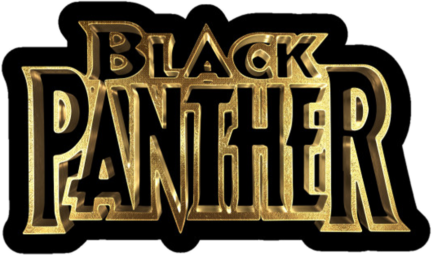 Blackpanther Sticker - Illustration (1024x1024), Png Download