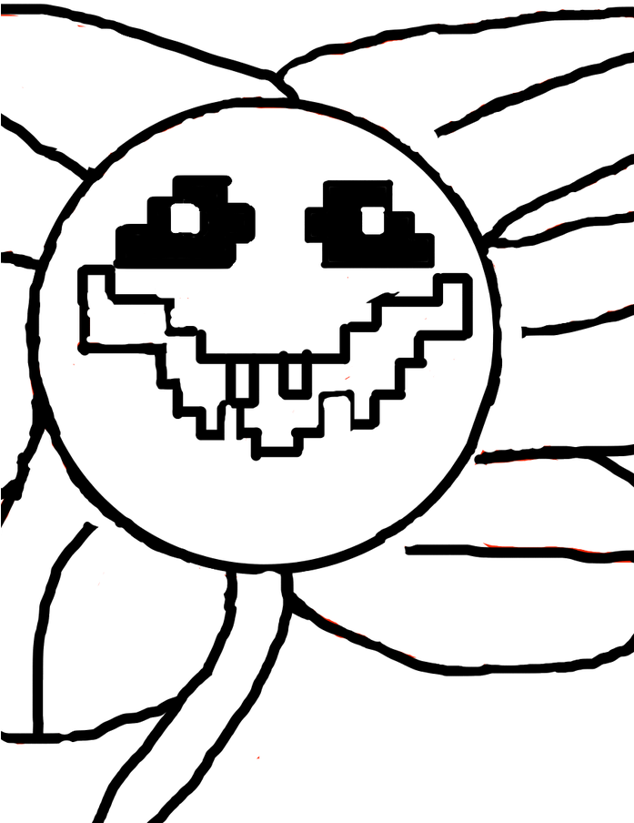 Undertale Craxe - Line Art (696x928), Png Download