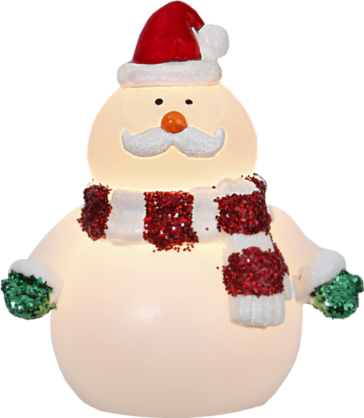 Star 15 X 13 Cm Santa Shape Led Wax Candle (600x600), Png Download