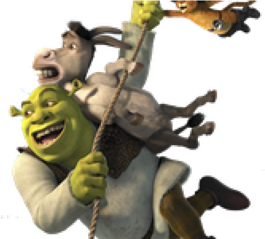 Shrek Clipart Transparent - Shrek Donkey Puss In Boots (640x480), Png Download