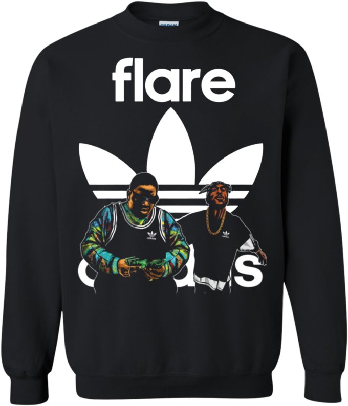 Home - Tupac Notorious Big Adidas Dress (801x801), Png Download