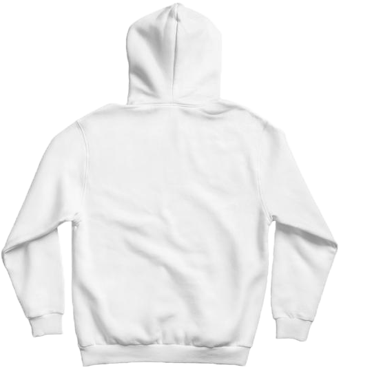 Download S Back Of A White Hoodie Full Size Png Image Pngkit