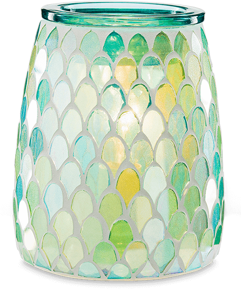 Scentsy Mermaid Glass Warmer - Mermaid Glass Scentsy Warmer (600x600), Png Download