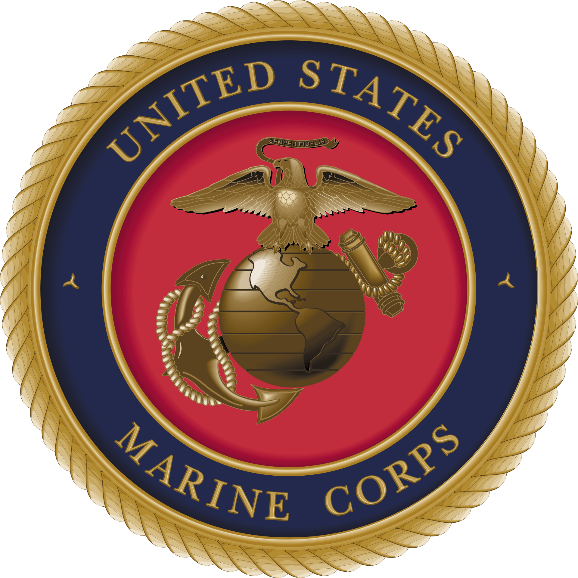 United States Marine Corps Cry Wiki Fandom Powered - Emblem (1920x1920), Png Download