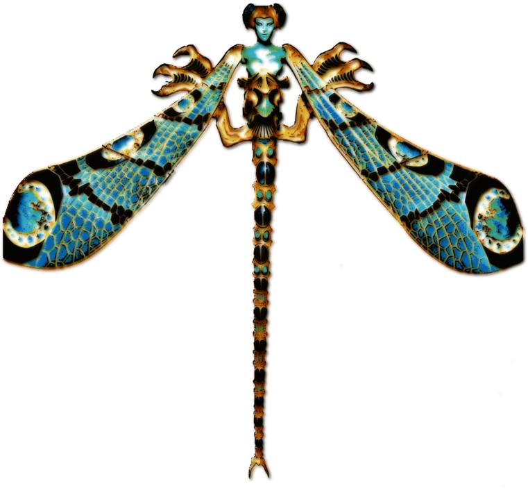 More Like Lalique Dragonfly For Print By Permutate - Rene Lalique Dragonfly Woman Corsage (900x843), Png Download