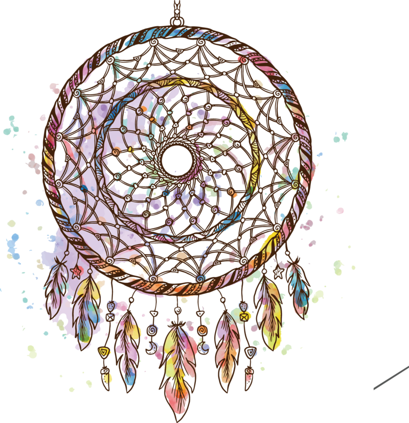 Download Free Png Dreamcatcher Painted Illustration - Round Table India Logo Png (800x827), Png Download