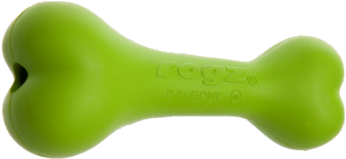 Small Lime Green Da-bone By Rogz - Baby Toys (600x550), Png Download