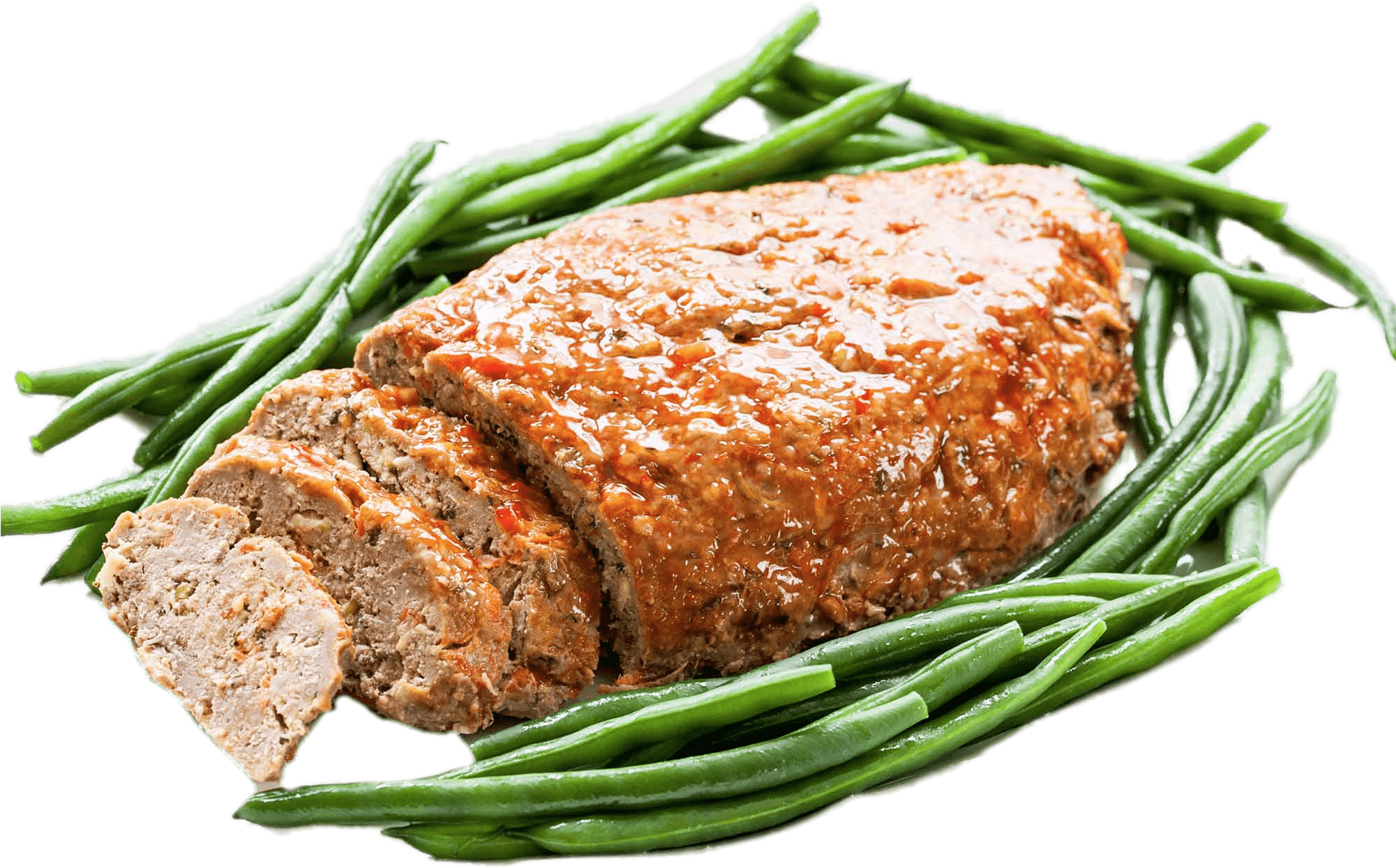Food - Meatloaf - Ground Turkey And Pork Recipes (2000x1333), Png Download