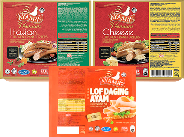 Chicken Loaf Ayamas (640x640), Png Download