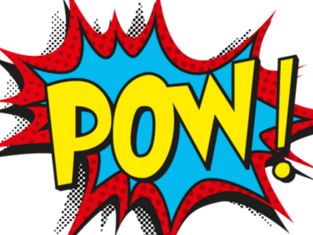 Pow Png (640x480), Png Download
