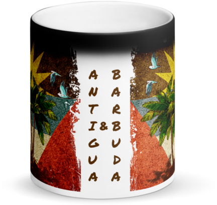 Grunge Flag Matte Black Magic Mug - Coffee Cup (600x600), Png Download