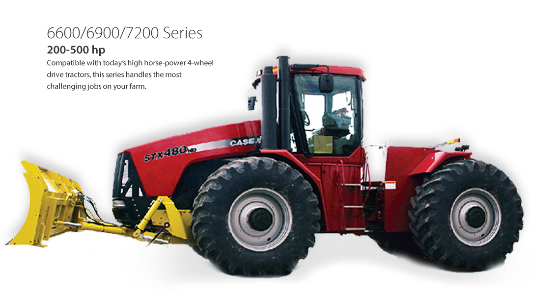 6600/6900/7200 Series - Dozer Blade For Tractor (1140x606), Png Download