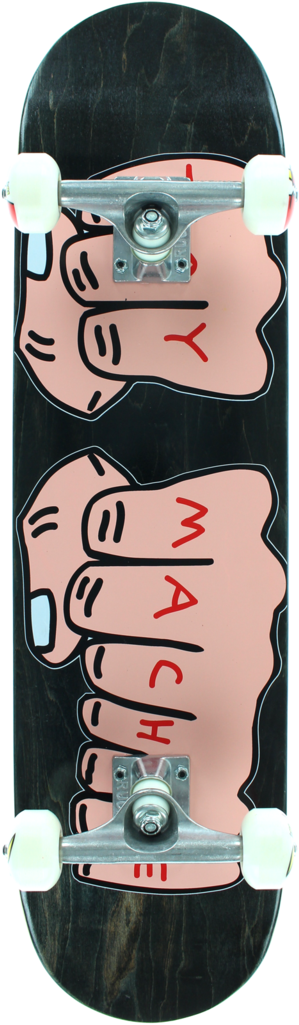 Toy Machine Fists Complete - Skateboard Deck (1024x1024), Png Download