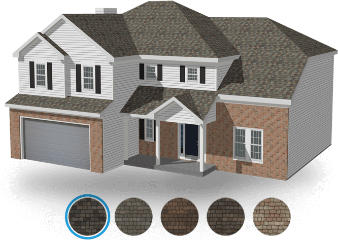 Exterior Design Example - House Exterior Design (850x600), Png Download