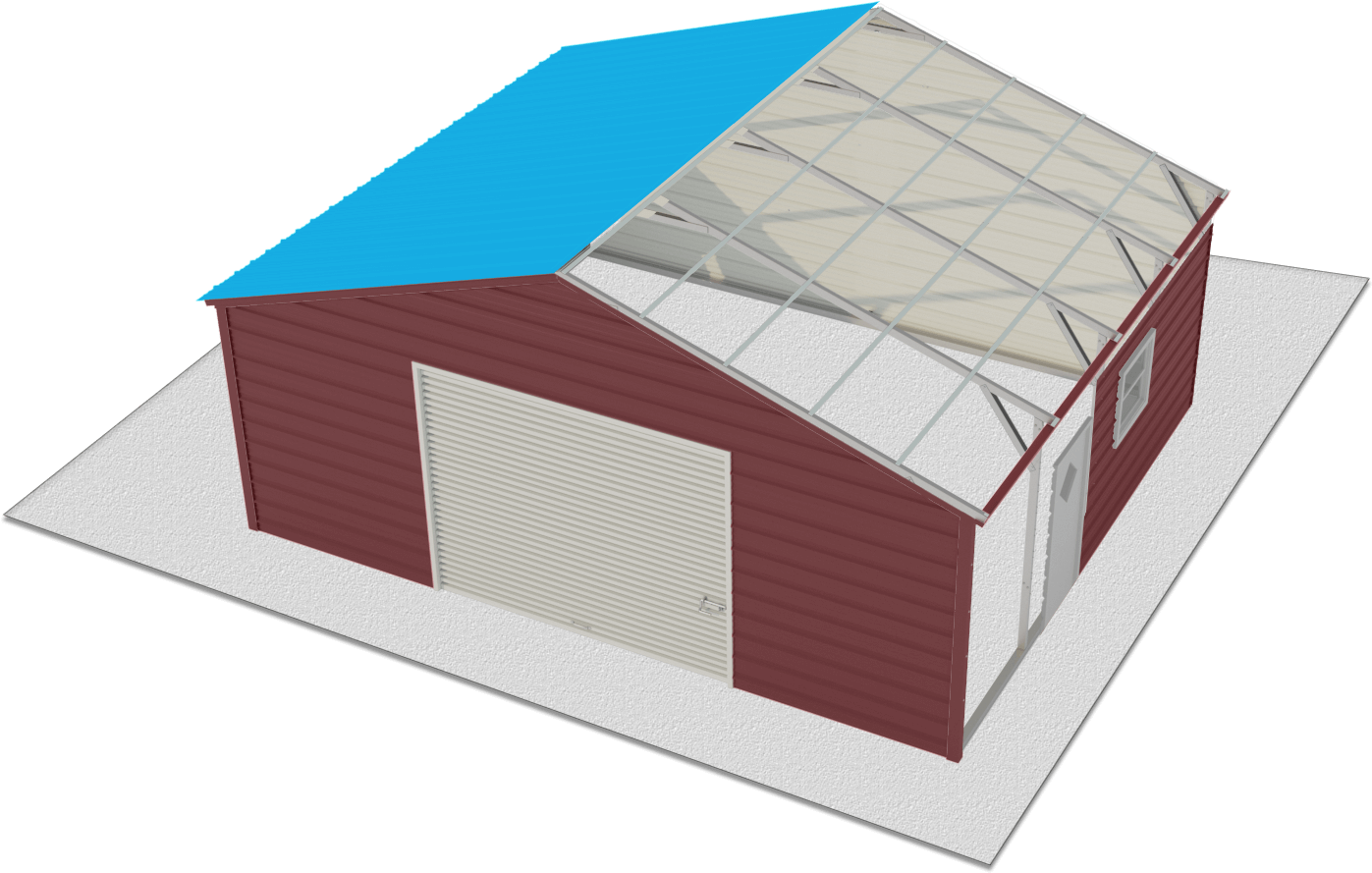 Garage-roof - Roof (1660x960), Png Download