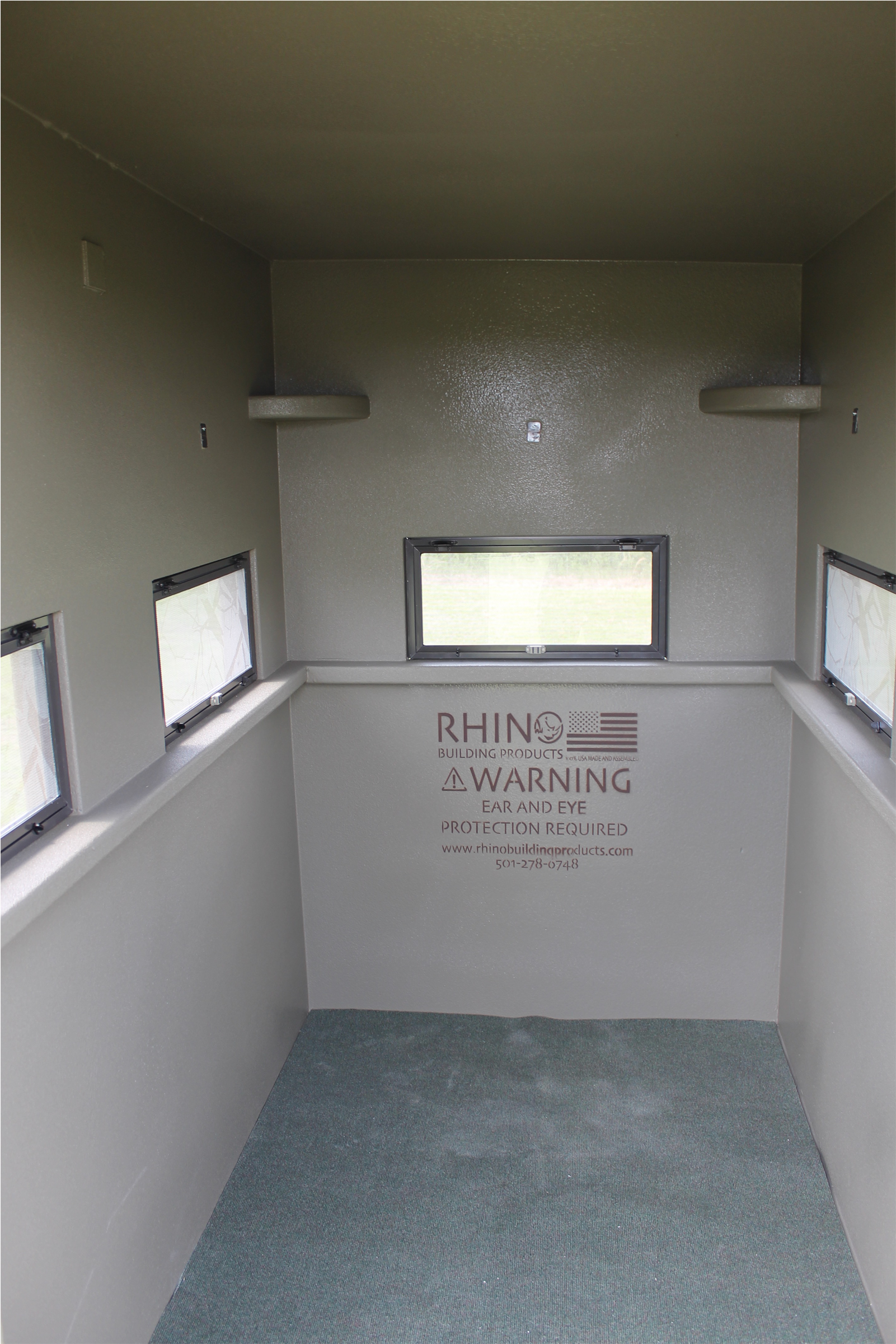 Major 4 Man Gun Blind - Gun Blind Interior (2400x2400), Png Download