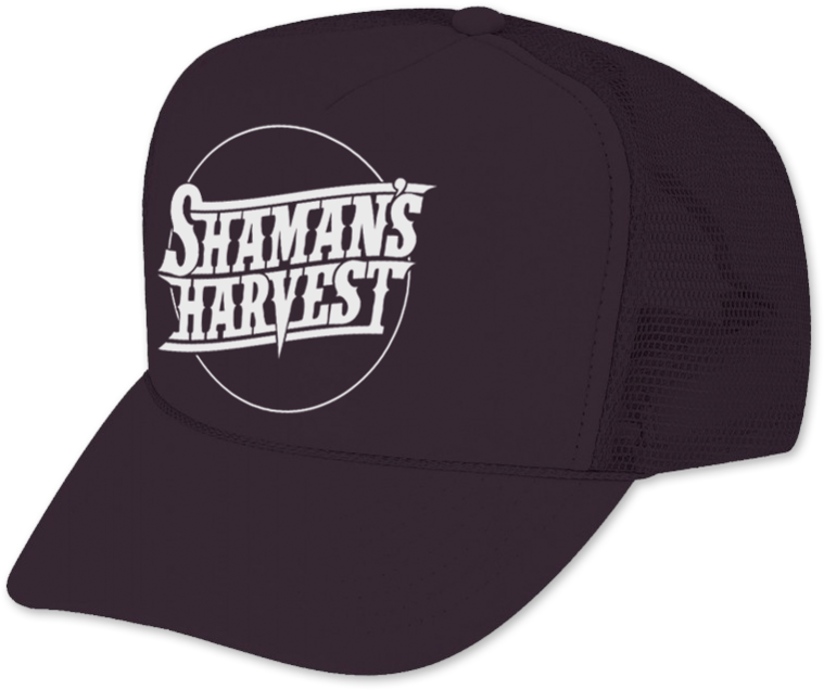Black Trucker Cap (1000x1000), Png Download