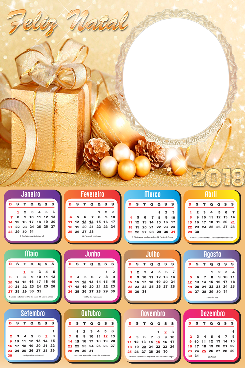 Moldura De Calendário 2018 Feliz - Calendario 2019 Hello Kitty (800x1200), Png Download